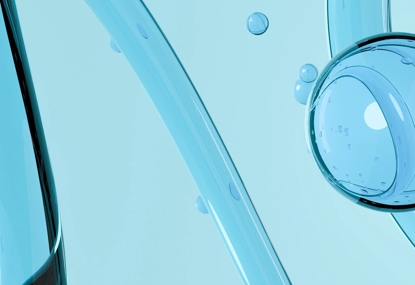 Abstract blue cellular science texture